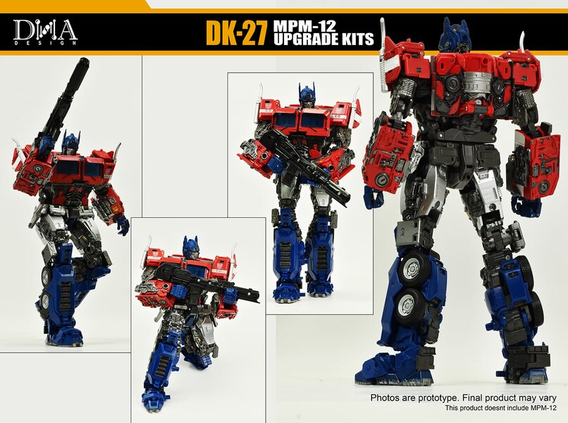 DNA Design DK 27 MasterPiece MPM 12 Optimus Prime Upgrades  (7 of 7)